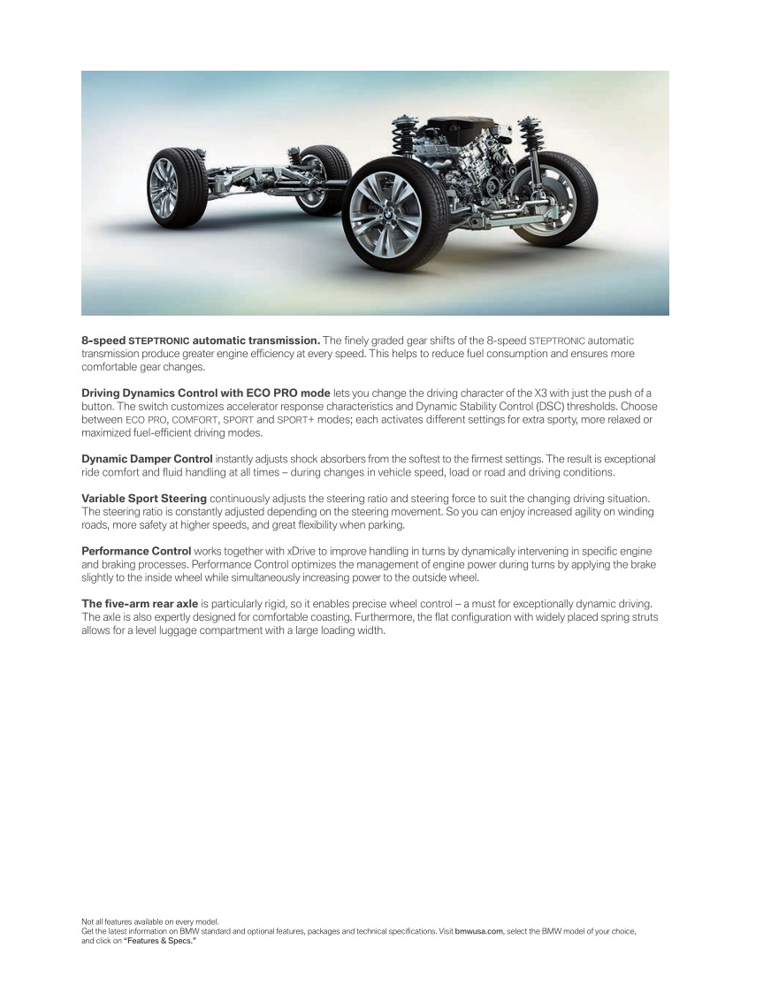 2015 BMW X3 Brochure Page 5